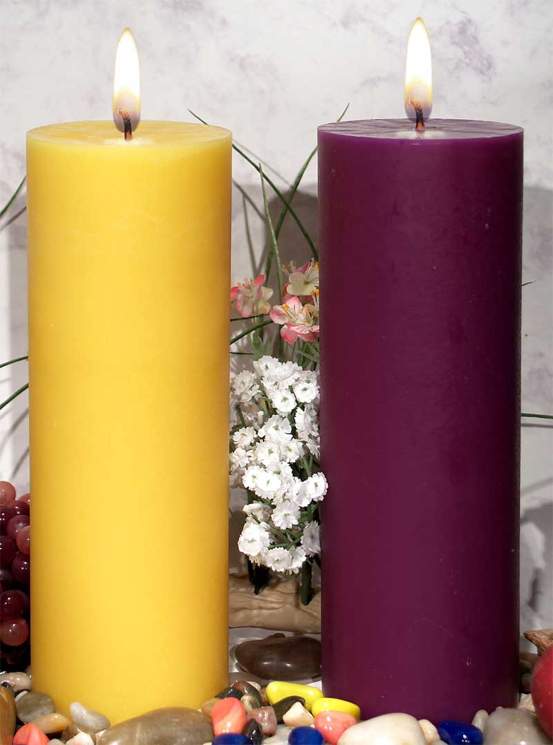 LARGE PILLAR CANDLES, TALL PILLAR CANDLES, Mega Pillars, Xlarge Pillars